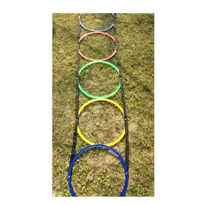 Flat Agility Hoops Ladder for Speed Training Exercises Flat Agility Ring Ladder