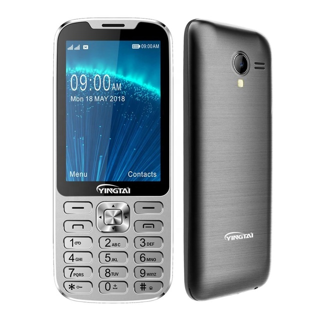 Plating Keypad 3.5" 3G Qwerty Mobile Phone, Dual Sim Feature bar Phone with Big Screen