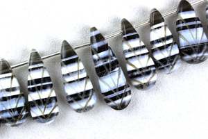 Perles de coupe en forme de poire en opale naturelle, 1 brin élégant, 15 pièces - Product Image 4