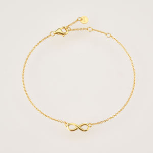 Collana Infinito FUAMAY in Argento Sterling 925, Delicata Catena con Zirconi, 8 Collane Choker con Lettera per Feste - Product Image 5