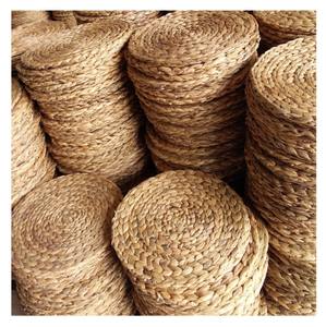 High Quality Natural Round Water Hyacinth <b>Placemat</b> ,Braided Straw <b>Placemats</b> Customized <b>Table</b> Mat Mary - Product Image 4