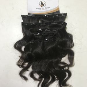 Extension de cheveux naturels Remy de qualité supérieure, Invisible, sans couture, avec Clip, vente en gros, 100% cheveux humains - Product Image 1