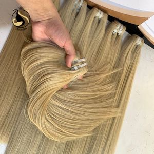 Extension de cheveux naturels, 100% vierges, cuticules alignées blondes, vente en gros - Product Image 4