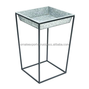 Tubo Cuadrado galvanizado de bandeja para servir con soporte de Metal - Product Image 3