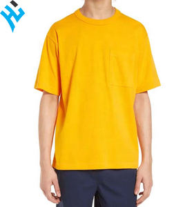 Personalizada de color sólido de gran tamaño de los hombres 100% Camiseta de algodón al por mayor desgaste de verano O cuello personalizado Logo de alta calidad Camiseta de manga corta - Product Image 6