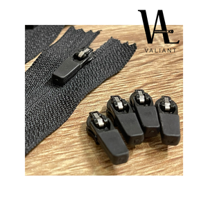 3 fermeture à glissière en Nylon fermer fin; Curseur: N3YG + U32 extracteur en caoutchouc - Product Image 3