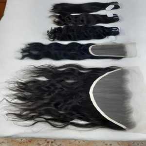 Vente en gros Extensions de cheveux brésiliens vierges non traités de haute qualité Type de cheveux indiens directement des fournisseurs de Chine - Product Image 1