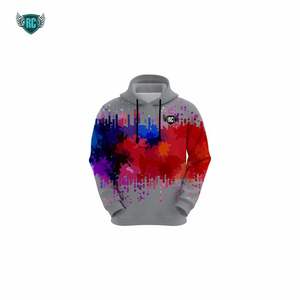 Gran oferta, sudaderas con capucha para hombre, logotipo personalizado estampado, nuevo diseño sublimado, cuello forrado de lana, superventas, Unisex, Invierno sólido - Product Image 6