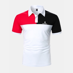 APEX XL เสื้อยืดกอล์ฟแขนสั้นผ้าคอตตอน100% เข้ารูปบางสีเสื้อโปโลแห้งเร็วพิมพ์ลายได้ตามต้องการ6XL - Product Image 2