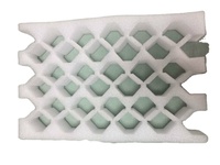 Feuille de mousse EPE Leenol pour emballage, résistance 10e6-10e9 Ohms, feuille de mousse EPE rose antistatique, forme personnalisable.