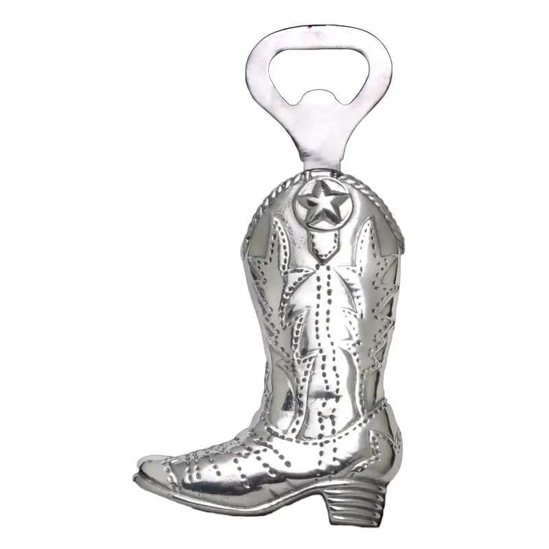 Beste In Categorie Bier Flesopener Metalen Visitekaartje Party Graveren Logo Tekst Western Cowboy Boot Flesopener