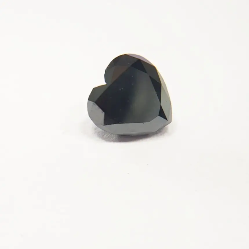 טבעי שחור יהלומי אבן פיאות לב לחתוך צורה Loose חן מיצרן לקנות באינטרנט עכשיו באופן סיטונאי במפעל מחיר