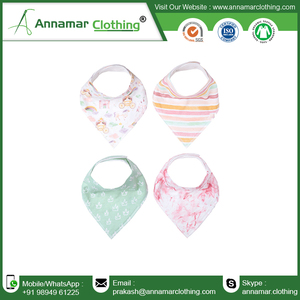 Custom Washable Cotton Baby Bandana Bibs - Product Image 2