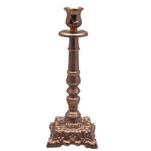 เชิงเทียนอลูมิเนียมนิกเกิลโบราณขนาดใหญ่เชิงเทียนสไตล์ทันสมัยสำหรับบ้านและงานแต่งงานตกแต่งคริสต์มาสด้วยเทียนให้คำมั่นสัญญา - Product Image 5