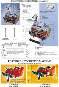 KCM-007AW-2 double tension clé machine avec roue poignée clé machine de découpe prix - Product Image 3