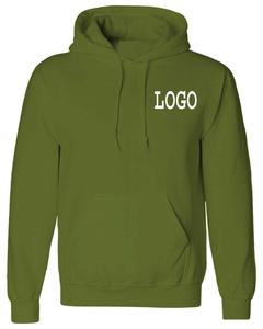 Sweats à capuche en molleton de coton 100% de haute qualité pour hommes, sweats longs imprimés unis, collection grande taille tricotée, hiver, vente en gros - Product Image 4