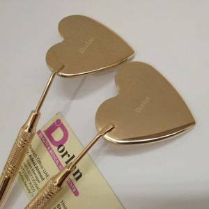 Logotipo personalizado en forma de corazón espejo de pestañas espejo de maquillaje para comprobar la extensión de pestañas herramientas de pestañas para extensiones de pestañas tecnología de pestañas - Product Image 2