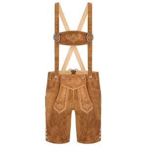 Stylish Traditional <b>Men</b> Bavarian Lederhosen German Trachten Bavarian Oktoberfest <b>Men</b> Herren <b>Short</b> Kurze Lederhosen <b>Shorts</b> - Product Image 1
