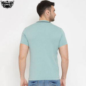 2021 personnalisé hommes demi manches pour Polo séchage rapide côtes conception élégant solide motif Terry Fabri vente en gros - Product Image 4