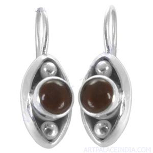 Best Seller Handcrafted Famous Design <b>Red</b> Garnet Gemstone 925 Silver Earring <b>Glittering</b> Earring Jewellery Gift For Her - Product Image 2