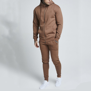 Jersey deportivo ajustado para hombre, chándales de Color sólido liso, conjunto de chándal para correr, talla estándar internacional para invierno - Product Image 5