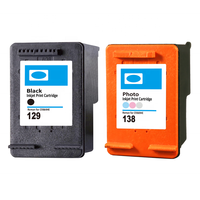 Kartrid Tinta Isi Ulang Uniplus 129 130 131 132 134 135 136 138 140 141 XL untuk Printer HP
