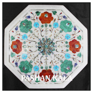 Plans de table en marbre poli de qualité supérieure - Product Image 1