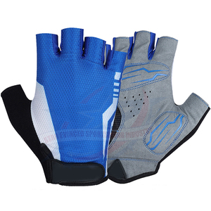 Gants de cyclisme de course à demi-doigts de haute qualité, unisexes, couleurs personnalisables, logo, sports de plein air, antidérapants, gants de vélo OEM/ODM - Product Image 1