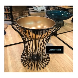 Ensemble de 3 bol à chocolats en métal de grande qualité bol à aliments décoratif de taille personnalisée pour fournisseur en gros - Product Image 3