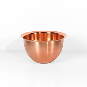 Bol en cuivre pour servir, décoration de table, forme ronde, design élégant, de bonne qualité, bol à salade pour la maison et la cuisine - Product Image 1