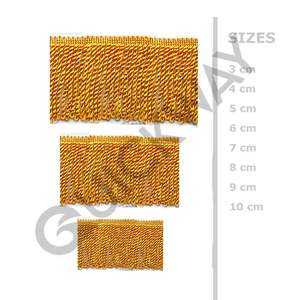 Gold Metallic Bullion Fringe <b>Trim</b> High Quality Bullion <b>Tassel</b> Fringe for Church Vestments Liturgical Garments OEM Wholesale - Product Image 1