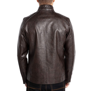 Chaqueta de Motocicleta de Cuero de Diseño OEM, Ropa Deportiva Impermeable, Talla Grande, Personalizada, Unisex, en Venta - Product Image 3