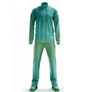 Survêtement de football d'hiver pour homme personnalisé avec fermeture éclair intégrale, grande taille, en tricot, réversible, respirant, en polyester - Product Image 4