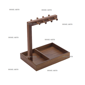 Expositor de Joyería de Madera Color Marrón Hecho a Mano, Buen Diseño, Tamaño Personalizado, para los Más Vendidos - Product Image 4