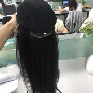 Frontal transparente Peluca de encaje de cabello Remy Virgen sin costuras para las mujeres negras de alta calidad de la extensión del pelo humano en el precio al por mayor - Product Image 4