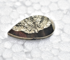 Cabujones de pirita de oro de calidad superior, cabujones de Piri de oro Apache, con piedras preciosas - Product Image 2