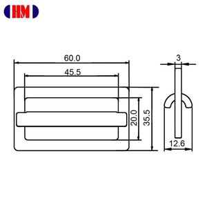 Steel Stamped Adjuster with Bar Harness Buckle Zinc Plated 18kN Breaking Strength - Product Image 2