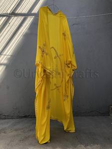 Robe Kimono verte à paillettes, main brodée, manches longues, devant ouvert, vêtements de plage, Cardigan, Kimono, nouvelle collection - Product Image 6