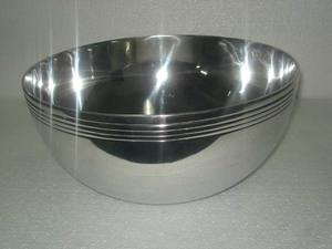 Cuencos de fruta de alta calidad, estampados de logotipo personalizados hechos a mano, diseño moderno, informal, antiguo, decorativo, pulido, Aluminio - Product Image 5