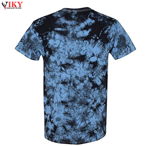 T-shirts personnalisés avec logo, fil teint en tie-dye, t-shirts de haute qualité, fournisseur unisexe, impression de logo, t-shirts de créateur pour hommes - Product Image 3