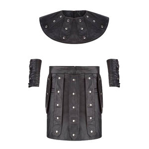 Corbata de cuero personalizada para hombre y mujer, corbata de cuero de oveja personalizada, ropa de fetiche, venta al por mayor - Product Image 5