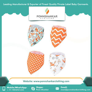 <b>Baby</b> Bandana Bibs Organic <b>Baby</b> Bandana Bibs with Custom Logo high quality <b>baby</b> <b>muslin</b> cotton bibs - Product Image 4