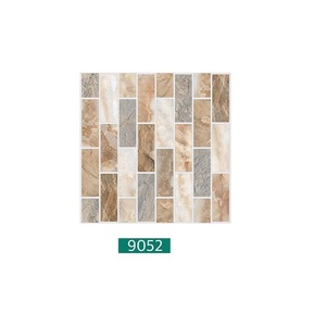 Superficie mate exterior antideslizante baldosas de porcelana rústica oscura 40x40cm - Product Image 6