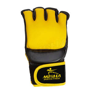 MMA guantes de cuero PU con Logo personalizado, guantes de entrenamiento de medio dedo, boxeo, MMA, venta al por mayor - Product Image 2