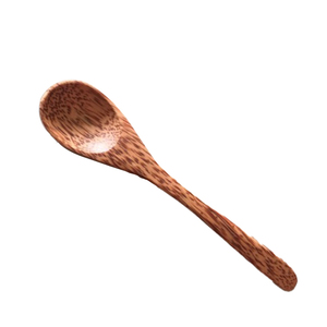Utensilios de cocina de madera, cuchara de coco, juegos de vajilla de bambú, cubiertos de bambú en 2021 - Product Image 4