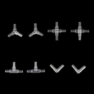 Manguera igual de acrílico transparente conectores Tee/Cruz/codo/<span class=keywords><strong>Y</strong></span> en forma de tubo de aire conectores acuario accesorios de tuberías de - Product Image 4