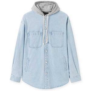 Sweat à capuche en polaire polyester/coton pour homme - Personnalisable - Product Image 3