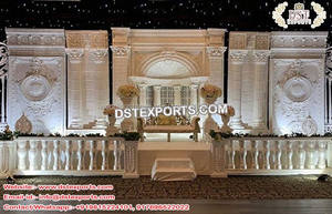 Decoración de Escenario para Bodas Árabes, Decoración de Escenario para Bodas Asiáticas, Escenario de Cristal Dorado para Bodas Indias, Decoración para Eventos en Massachusetts, Decoración para Eventos en Suiza - Product Image 6