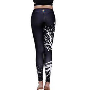 Ladi High Quality Custom Women's Ankle-Length High-Waisted Yoga Pants-Spandex/Polyester Breathable & Quick Dry - Product Image 5