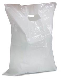 Bolsa de plástico reforzada con troquelado, bolsas reutilizables de lujo para compras, embalaje de ropa, bolsas de plástico con logotipo, proveedor de Vietnam - Product Image 3